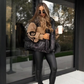 ⏳Limited-time 50% off⏰Women’s Patchwork Knit Sleeve Hooded Puffer Jacket🧥