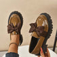 ⏳Time-limited Special⏰Chic Sweet Platform Loafers with Bow👠