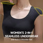 ⏳Limited-time 50% off⏰Women’s 2-in-1 Seamless Underwear with Built-in Shoulder Pad👙