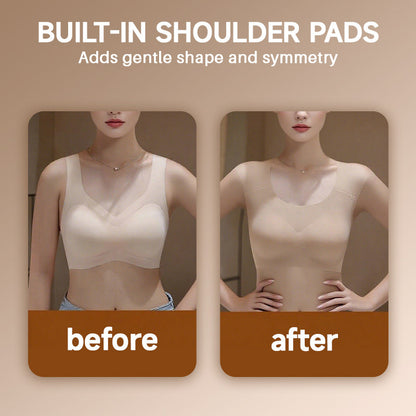 ⏳Limited-time 50% off⏰Women’s 2-in-1 Seamless Underwear with Built-in Shoulder Pad👙