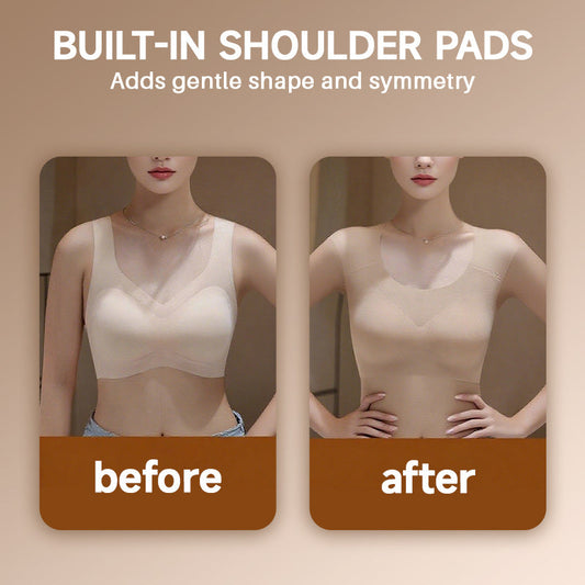 ⏳Limited-time 50% off⏰Women’s 2-in-1 Seamless Underwear with Built-in Shoulder Pad👙