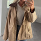 🍂Autumn Specials🍂Women's Khaki Vintage Jacket🧥