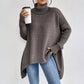 ⏳Limited-time 50% off⏰Women’s Fashion Solid Color Turtleneck Sweater👗