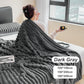 ⏳Limited-time 50% off⏰Super Soft Fur Ribbed Fleece Throw Blanket⛄🔥
