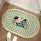 ⏳Limited-time 50% off⏰Absorbent Woven Bath Mat with Non-Slip Bottom🐶🐱
