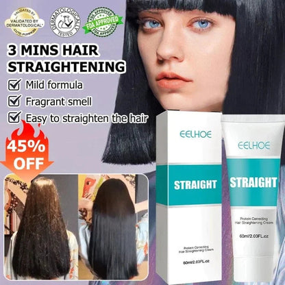 ⏳Limited-time 50% off⏰Silk and Keratin Treatment Hair Straightening Cream📏