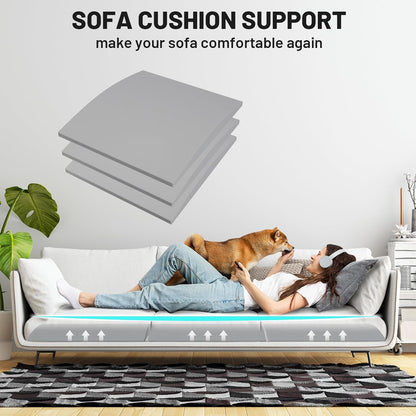 ⏳Limited-time 50% off⏰Sofa Cushion Support for Sagging Seats - High-Density Foam Insert with Non-Slip Base for Enhanced Comfort & Posture 🏠🛋️