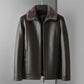 ⏳Limited-time 50% off⏰Men's Warm Faux Leather Plush Lapels Jacket🧥