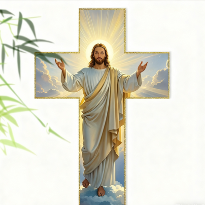 ⏳Time-limited 50% off⏰Retro Jesus Christ Wall Cross Decor✝️