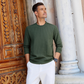 ⏳Limited-time 50% off⏰Men's Fashion Jacquard Thermal Base Layer Top👔