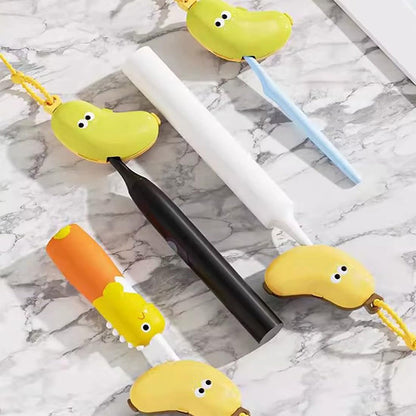 ⏳Limited-time 50% off⏰Travel Portable Cute Banana Toothbrush Storage Case with Toothpaste Dispenser🪥🍌