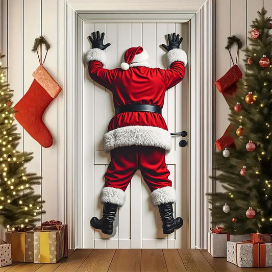 ⏳Limited-time 50% off⏰Christmas Door Backdrop Decoration Banner🎅🏻🎄