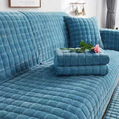 ⏳Limited-time 50% off⏰Winter Non-Slip Thick Plush Sofa Cover🛋️