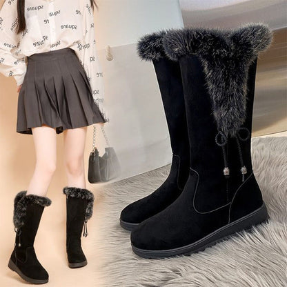 ⏳Limited-time 50% off⏰Women's Convenient Warm Anti-Slip Wear-Resistant Mid-Calf Boots👢