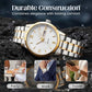⏳Limited-time 50% off⏰Men's Two-Tone Waterproof Luminous Watch⌚