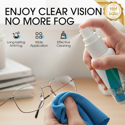 ⏳Limited-time 50% off⏰Multi-Purpose Glasses and Mirror Anti-Fog Cleaning Spray👓✨