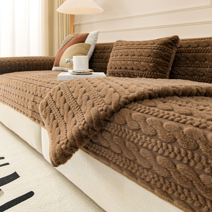 ⏳Limited-time 50% off⏰Plush Textured Non-Slip Sofa Cover🛋️
