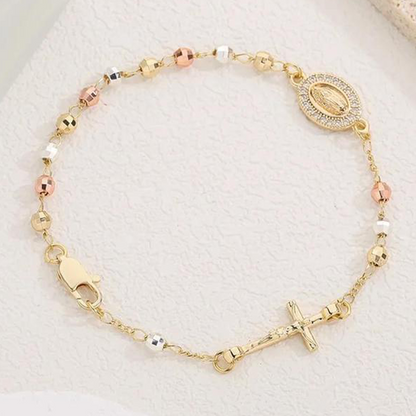 ⏳Limited-time 50% off⏰Elegant Rhinestone Cross Bracelet📿