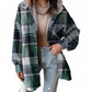 ⏳Limited-time 50% off⏰Women’s Classic Cozy Plaid Hooded Jacket🧥