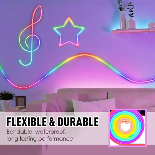⏳Limited-time 50% off⏰Smart Remote Flexible RGB LED Rope Lights🪄💡