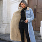 ⏳Limited-time 50% off⏰Women's Warm Lined Long Denim Coat🧥