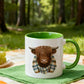 ⏳Limited-time 50% off⏰Highland Cow Ceramic Coffee Mug🐮☕