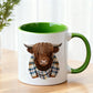 ⏳Limited-time 50% off⏰Highland Cow Ceramic Coffee Mug🐮☕