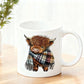 ⏳Limited-time 50% off⏰Highland Cow Ceramic Coffee Mug🐮☕