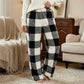 ⏳Limited-time 50% off⏰Women’s Retro Plaid Thick Straight Pants👖