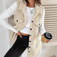 ⏳Limited-time 50% off⏰Women's Warm Fuzzy Long Button-Up Collar Vest🧥