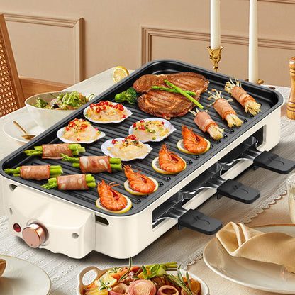 ⏳Limited-time 50% off⏰Large Capacity Detachable Multi-Function Smokeless Electric Grill🥩