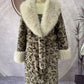 ⏳Limited-time 50% off⏰Women's Leopard Print Fluffy Faux Fur Coat with Belt🧥