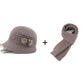Stylish 2-piece setWomen's Hat Scarf Winter Set👒