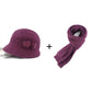 Stylish 2-piece setWomen's Hat Scarf Winter Set👒