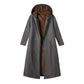 ⏳Limited-time 50% off⏰Women’s Vintage Fuzzy-Lined Long Coat With Hood🧥