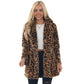 ⏳Limited-time 50% off⏰Women's Casual Loose Plush Leopard Coat🧥