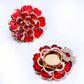 ⏳Limited-time 50% off⏰Chic Rhinestone Floral Cufflink & Brooch🌸🪡