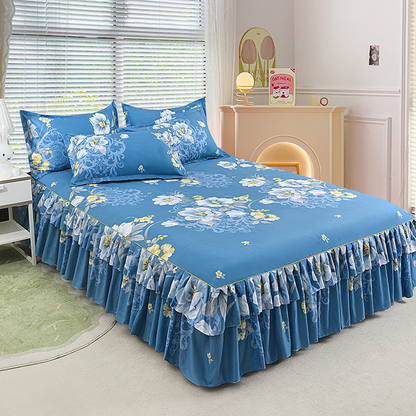⏳Limited-time 50% off⏰3-Piece Ruffled Bed Skirt Set🛏️