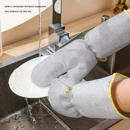 ⏳Limited-time 50% off⏰Multipurpose Non-Scratch Wire Dishwashing Gloves🧤