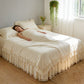 ⏳Limited-time 50% off⏰Romantic Ruffled Lace Bed Skirt 3-Piece Set🛌
