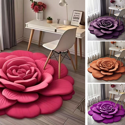 ⏳Limited-time 50% off⏰Floral Plush & Diatomaceous Earth Floor Mat🛁