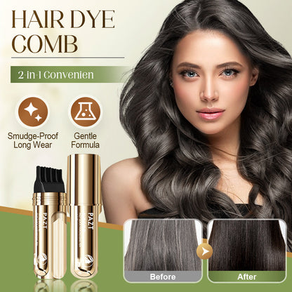 ⏳Limited-time 50% off⏰2-in-1 Convenient Hair Dye Comb For Gray Hair🌿🧴