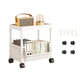⏳Limited-time 50% off⏰Multi-Tier Rolling Storage Cart for Narrow Spaces🗄️
