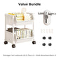 ⏳Limited-time 50% off⏰Multi-Tier Rolling Storage Cart for Narrow Spaces🗄️