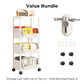 ⏳Limited-time 50% off⏰Multi-Tier Rolling Storage Cart for Narrow Spaces🗄️