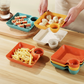 ⏳Limited-time 50% off⏰Snack and Appetizer Plate with Sauce Holder🥣🍟🍅
