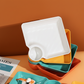 ⏳Limited-time 50% off⏰Snack and Appetizer Plate with Sauce Holder🥣🍟🍅