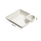 ⏳Limited-time 50% off⏰Snack and Appetizer Plate with Sauce Holder🥣🍟🍅