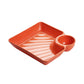 ⏳Limited-time 50% off⏰Snack and Appetizer Plate with Sauce Holder🥣🍟🍅
