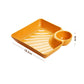 ⏳Limited-time 50% off⏰Snack and Appetizer Plate with Sauce Holder🥣🍟🍅